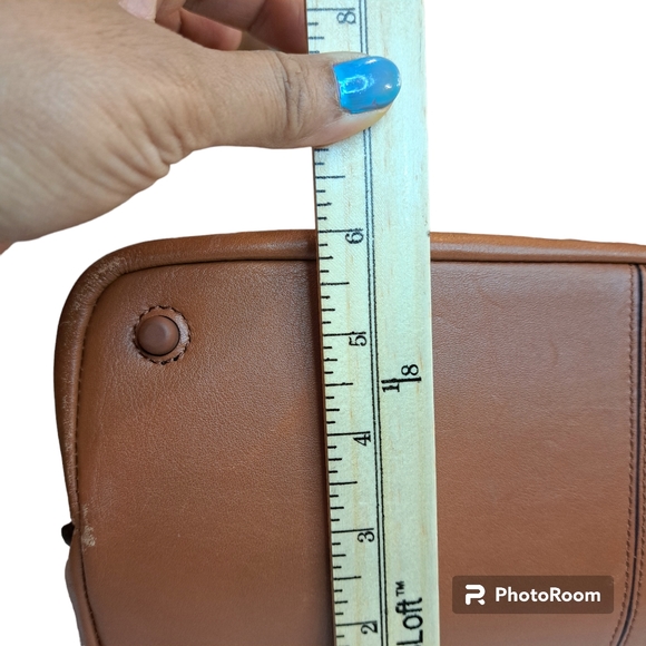 Cole Haan G Series Leather Brown Detachable Shoulder/ Handbag - Picture 15 of 16